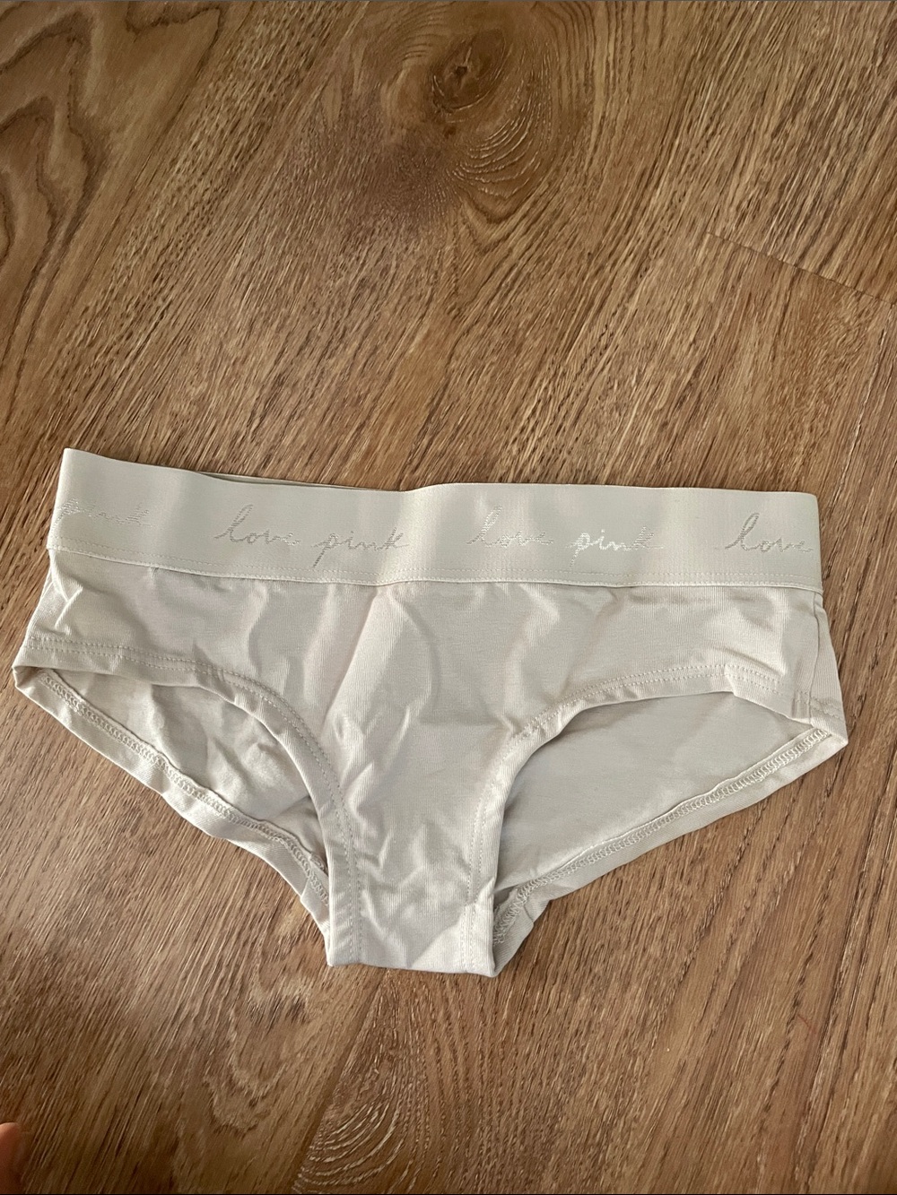 PINK Victoria's Secret Women's Hipster Briefs in Cream